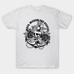 Pirates skull and anchor T-Shirt